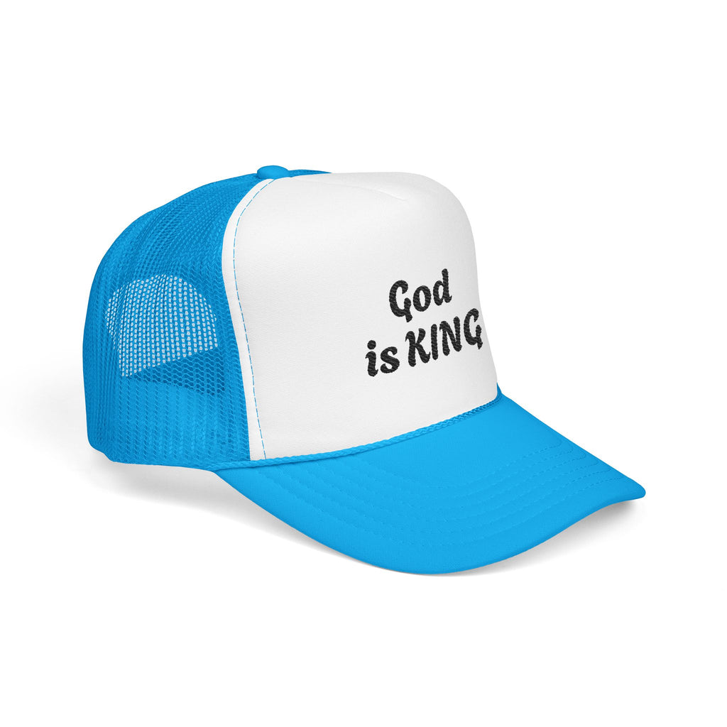 “God is King” Unisex Foam Trucker Hat