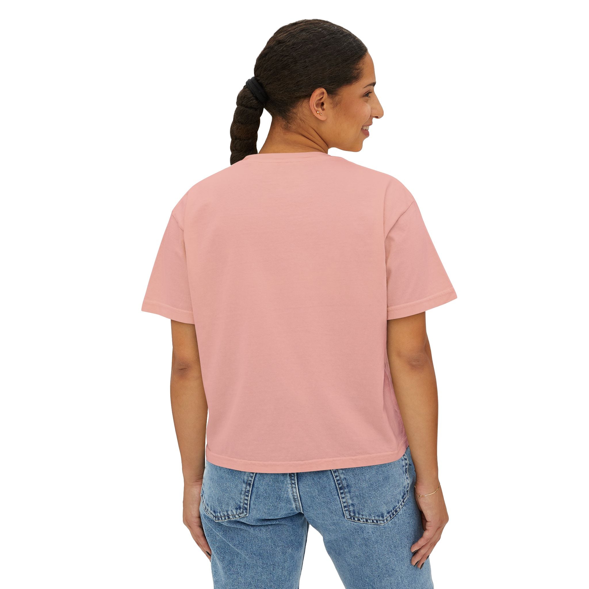 “Just on Heaven’s Schedule” Boxy Tee