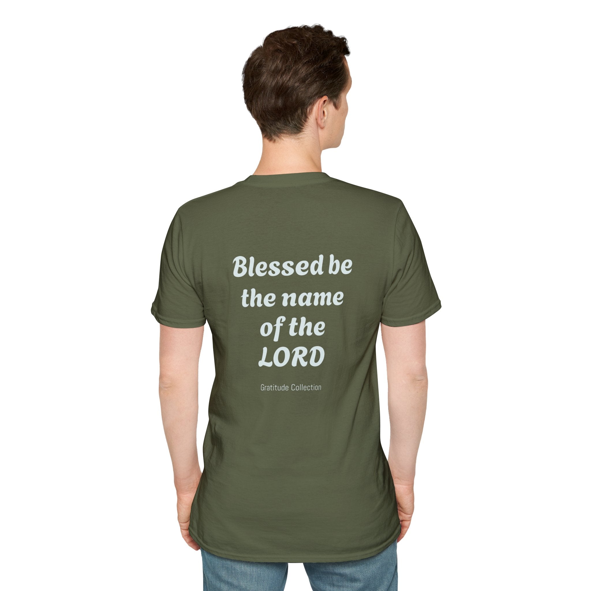 “Blessed be the name of the Lord” Unisex T-Shirt