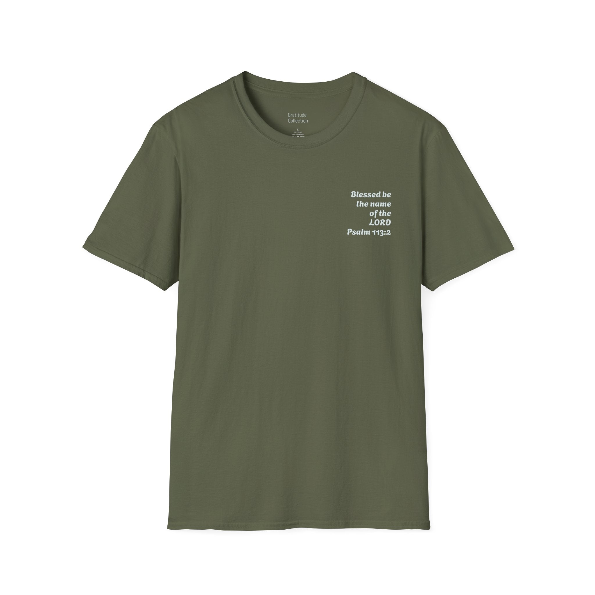 “Blessed be the name of the Lord” Unisex T-Shirt