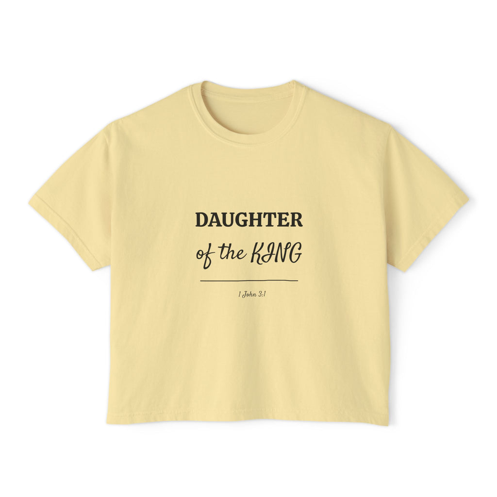 “Daughter of the King” Boxy Tee