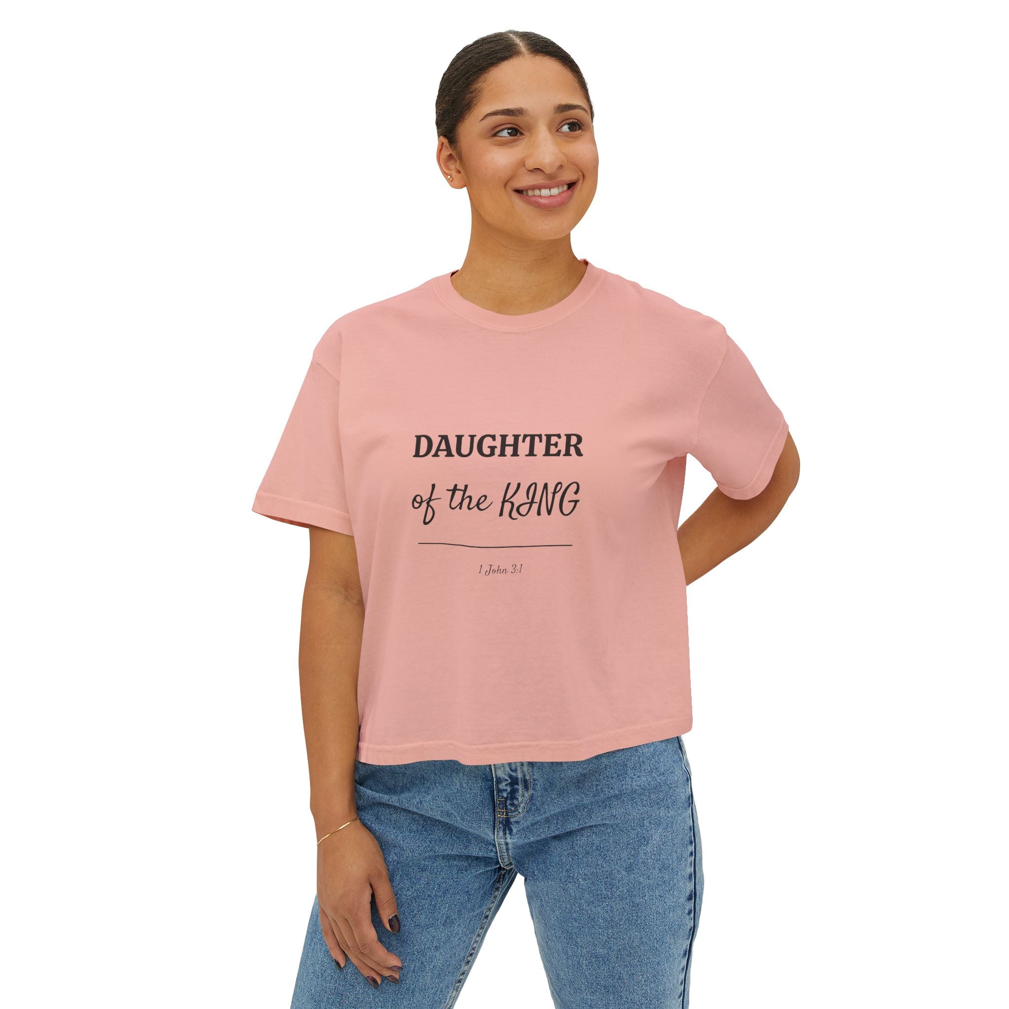 “Daughter of the King” Boxy Tee