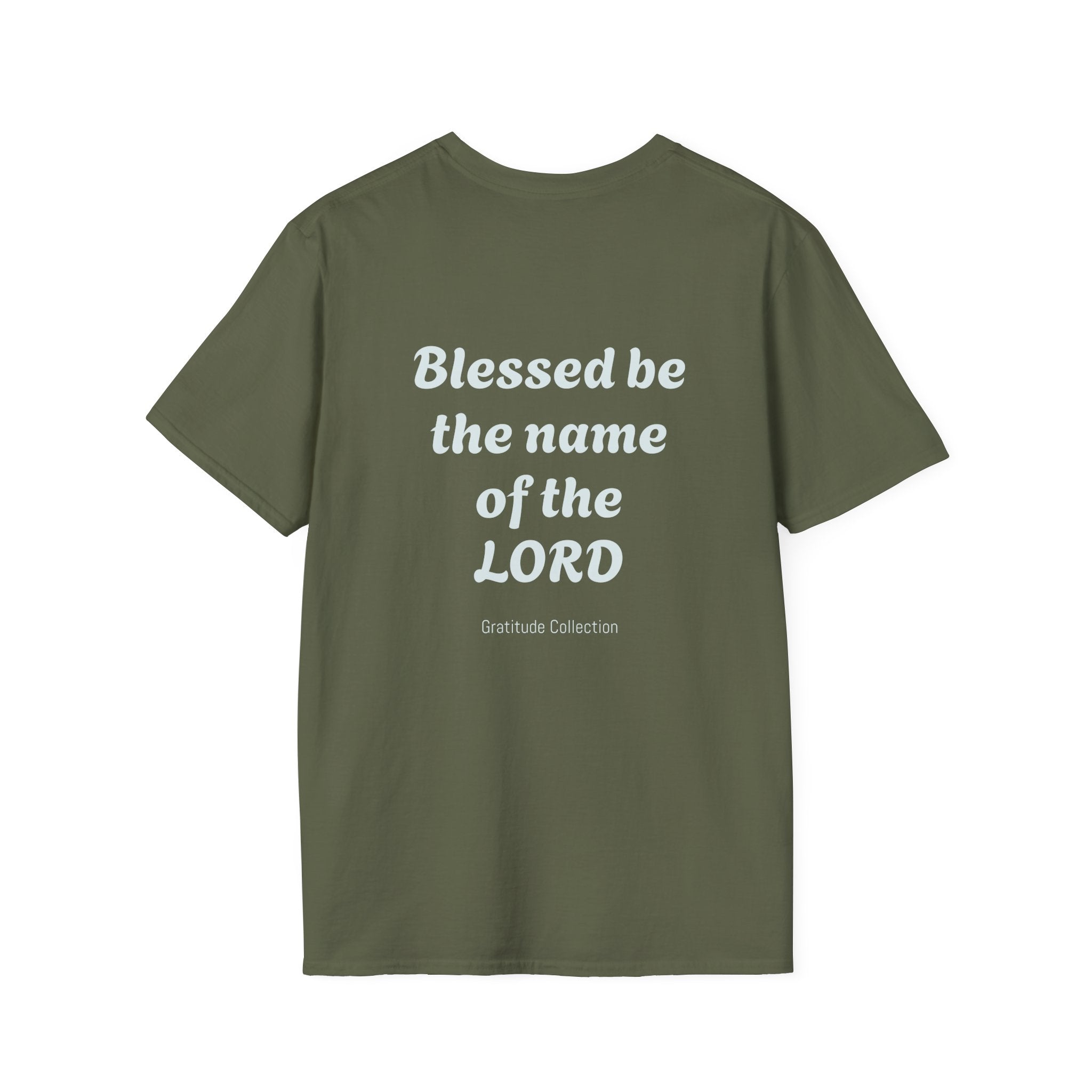 “Blessed be the name of the Lord” Unisex T-Shirt