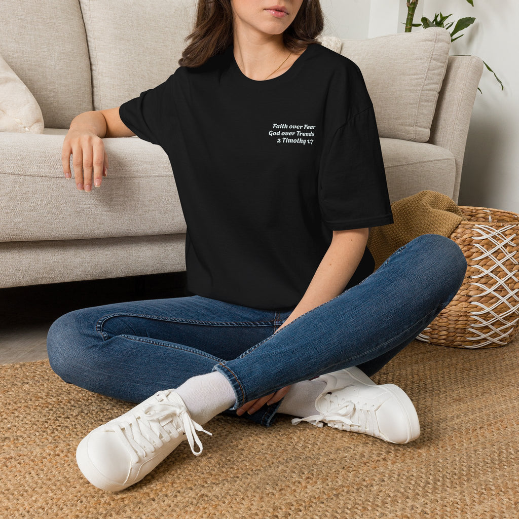 “Faith over Fear: God over Trends”  Unisex T-Shirt
