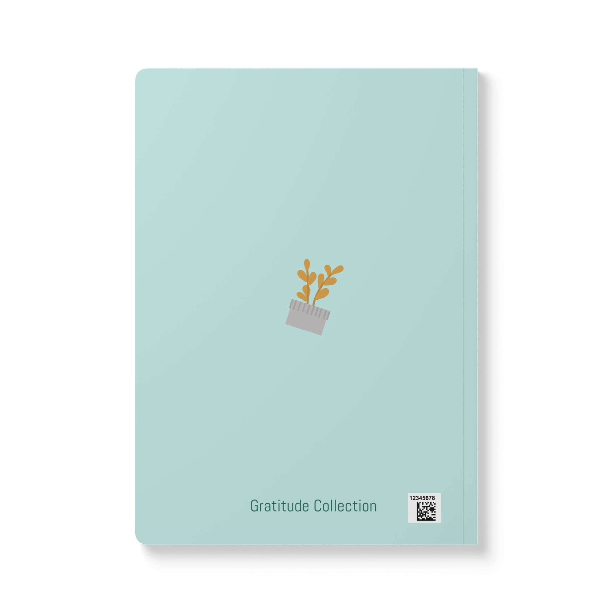 “Just me and God” Teal Softcover Journal