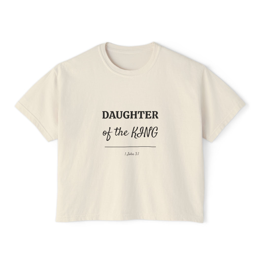 “Daughter of the King” Boxy Tee
