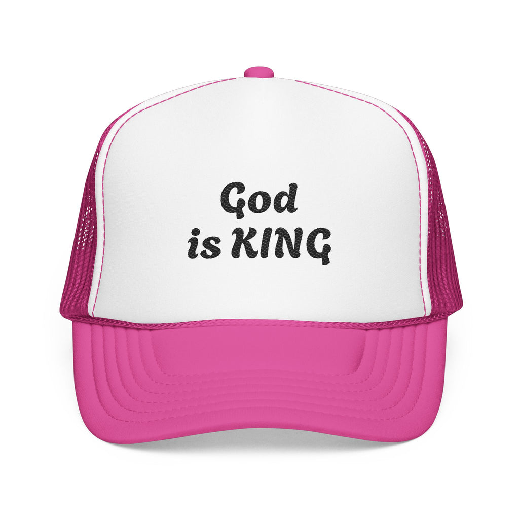 “God is King” Unisex Foam Trucker Hat