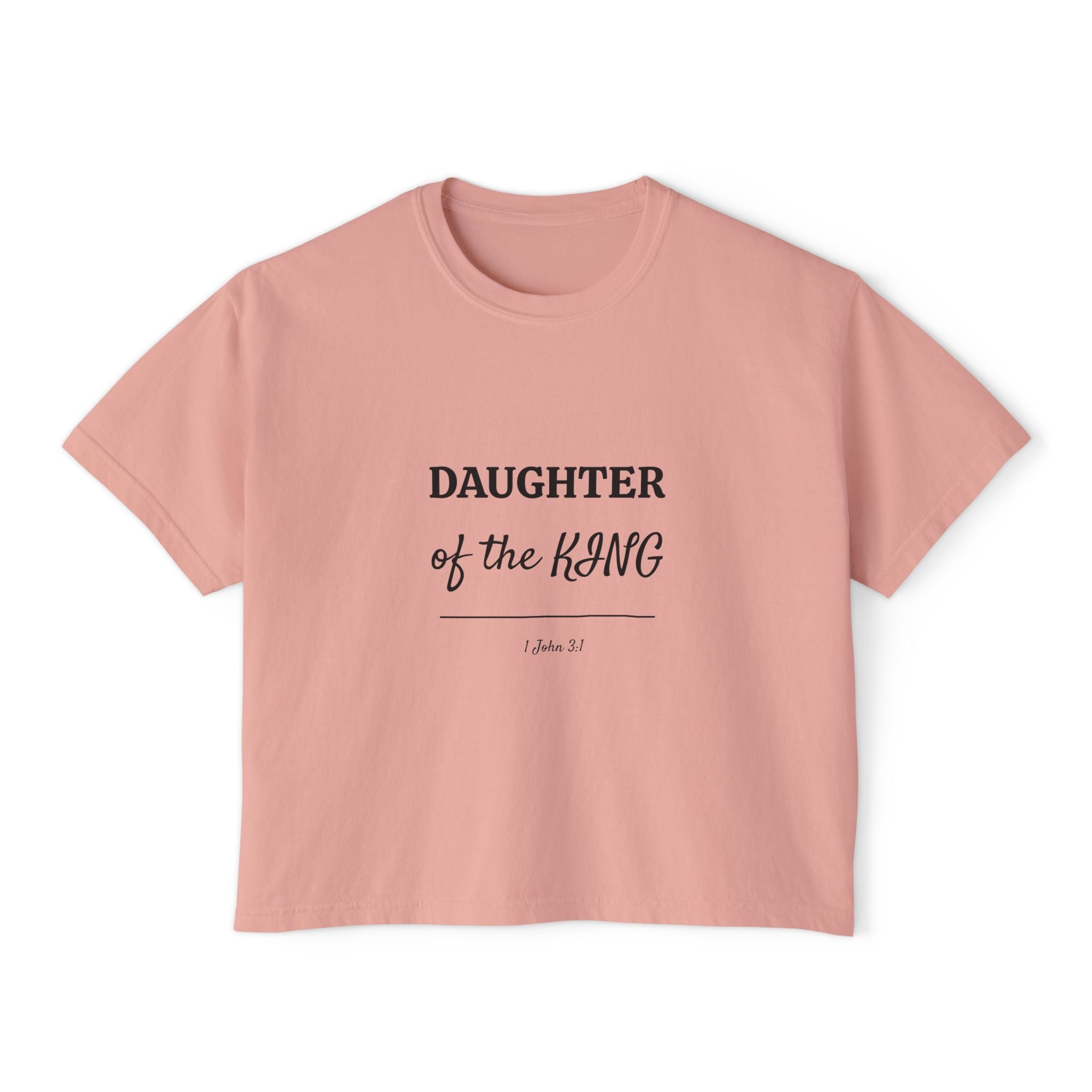 “Daughter of the King” Boxy Tee