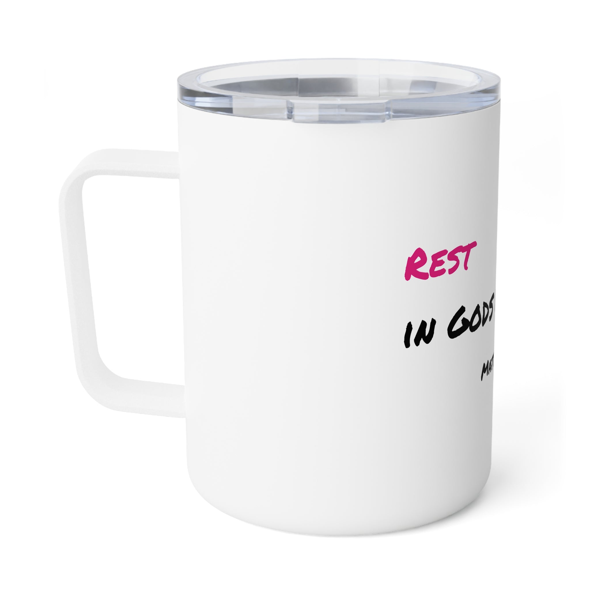 “Rest in Gods Love” 10oz Insulated Coffee Mug