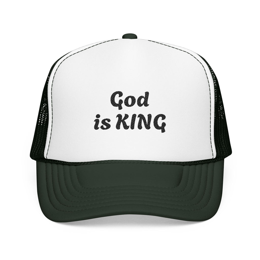 “God is King” Unisex Foam Trucker Hat