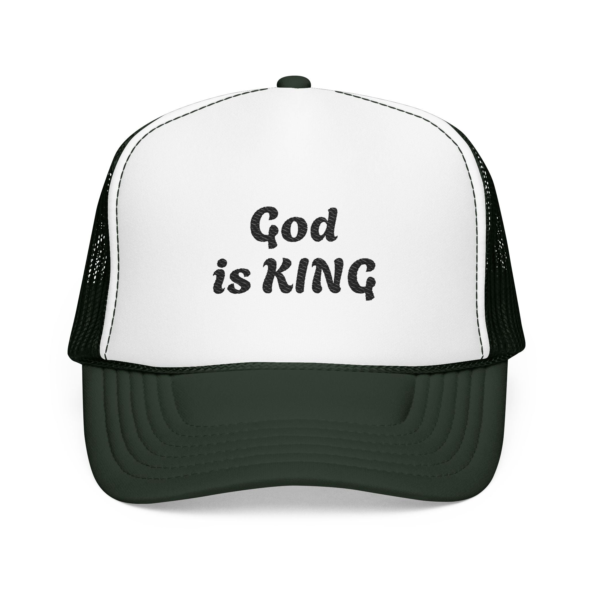 “God is King” Unisex Foam Trucker Hat
