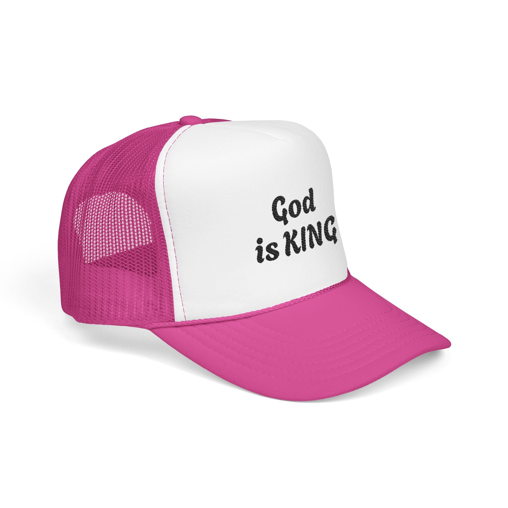 “God is King” Unisex Foam Trucker Hat