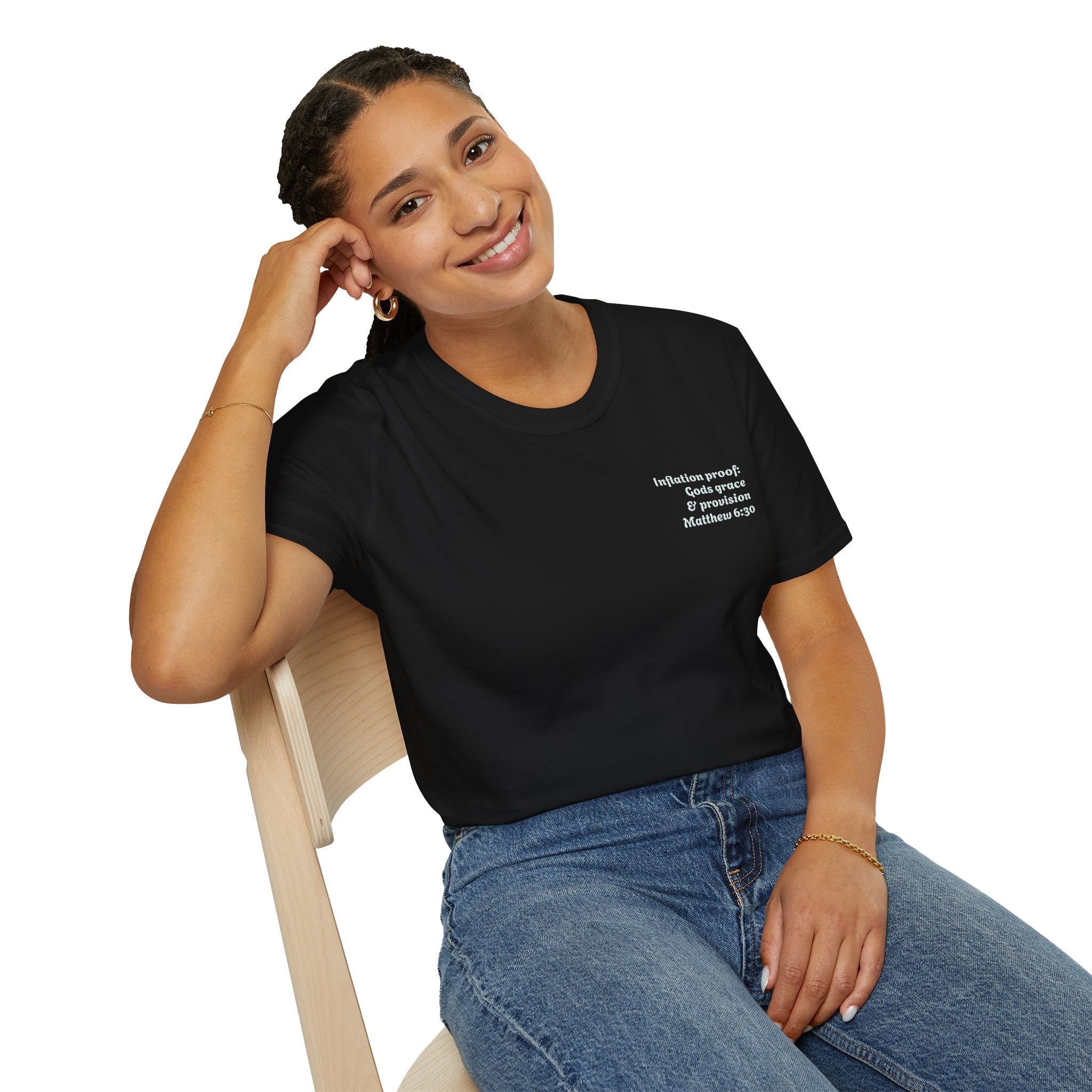 “Inflation Proof: Gods Grace and Provision” Unisex T-Shirt