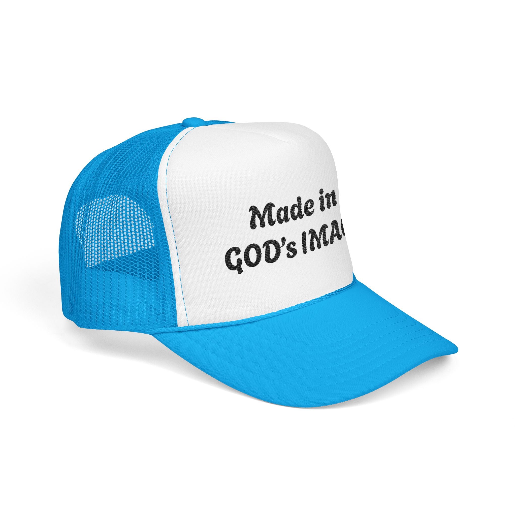 “Made in God’s Image” Unisex Foam Trucker Hat