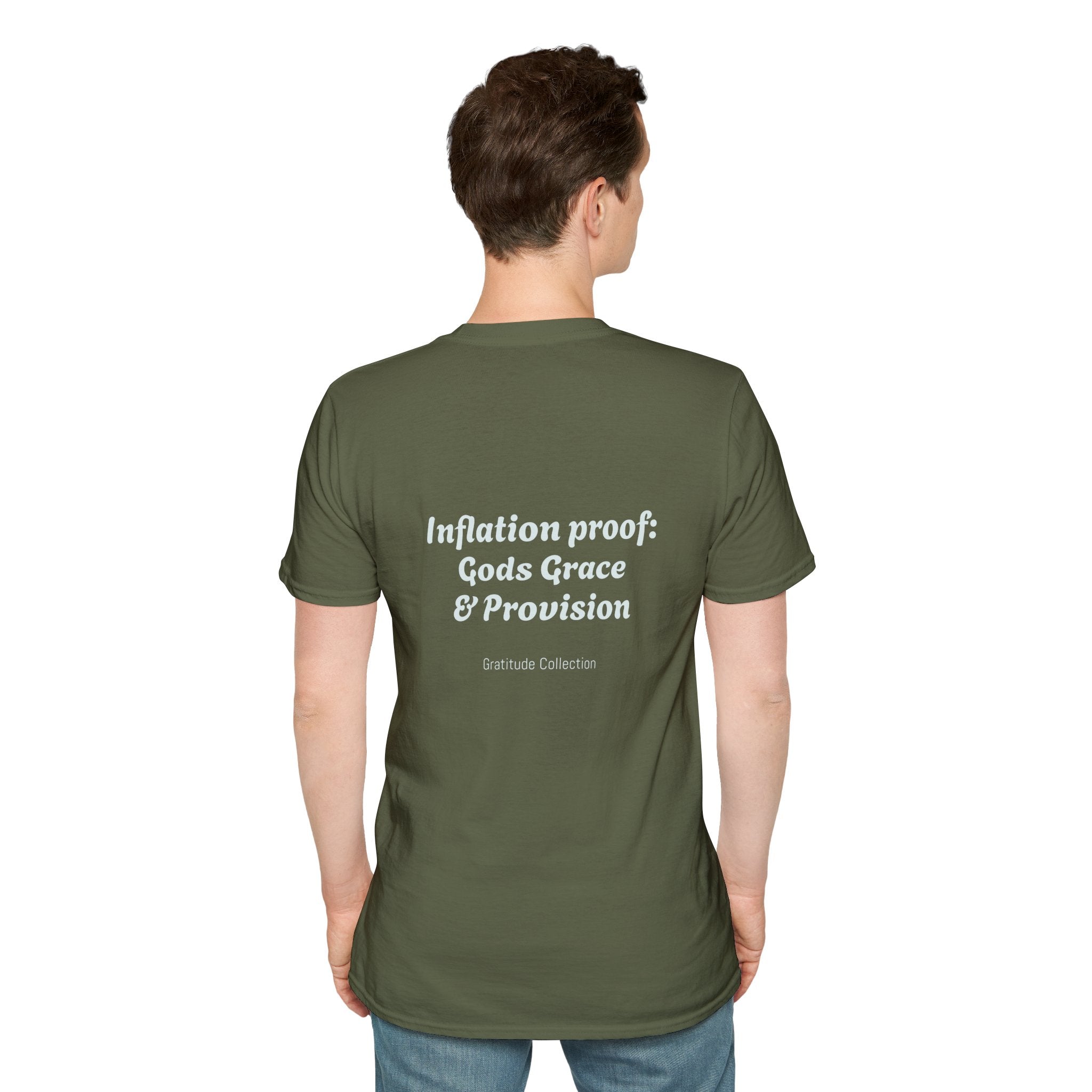 “Inflation Proof: Gods Grace and Provision” Unisex T-Shirt