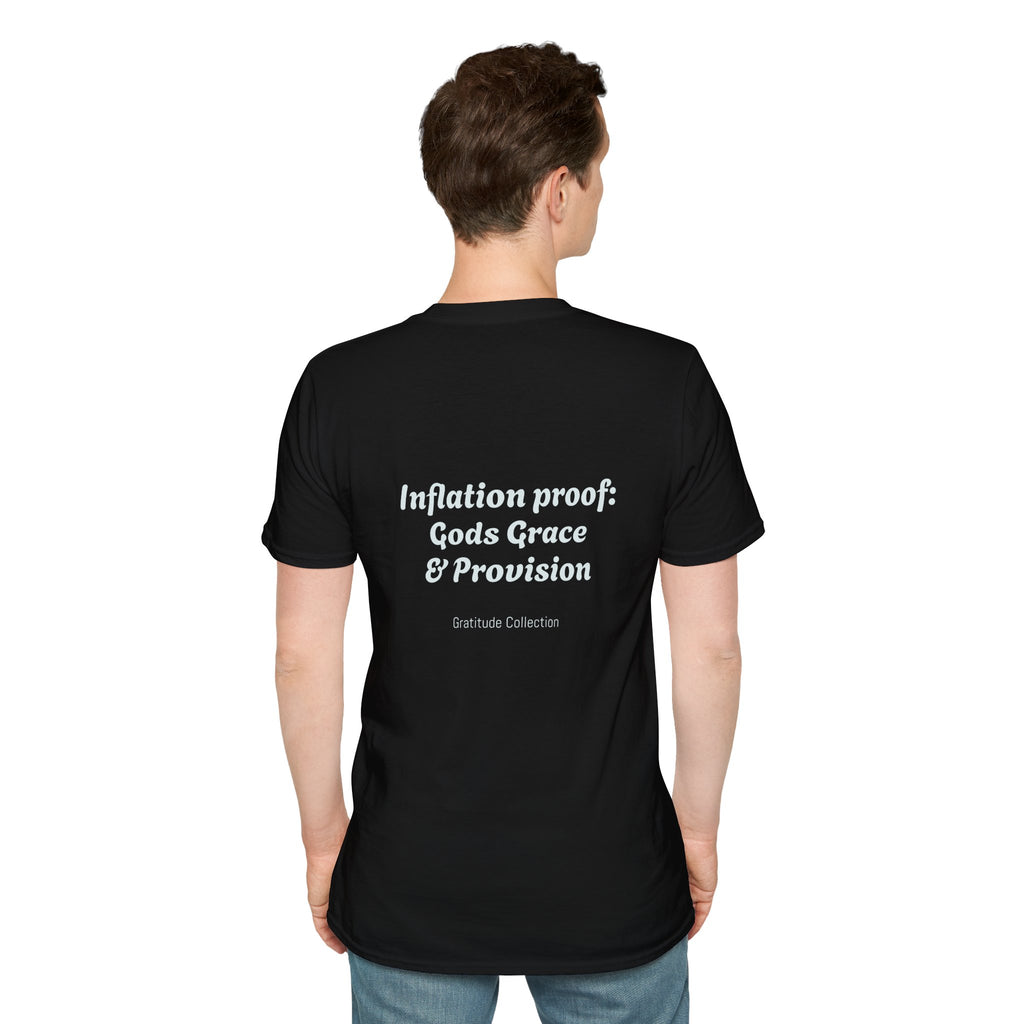 “Inflation Proof: Gods Grace and Provision” Unisex T-Shirt