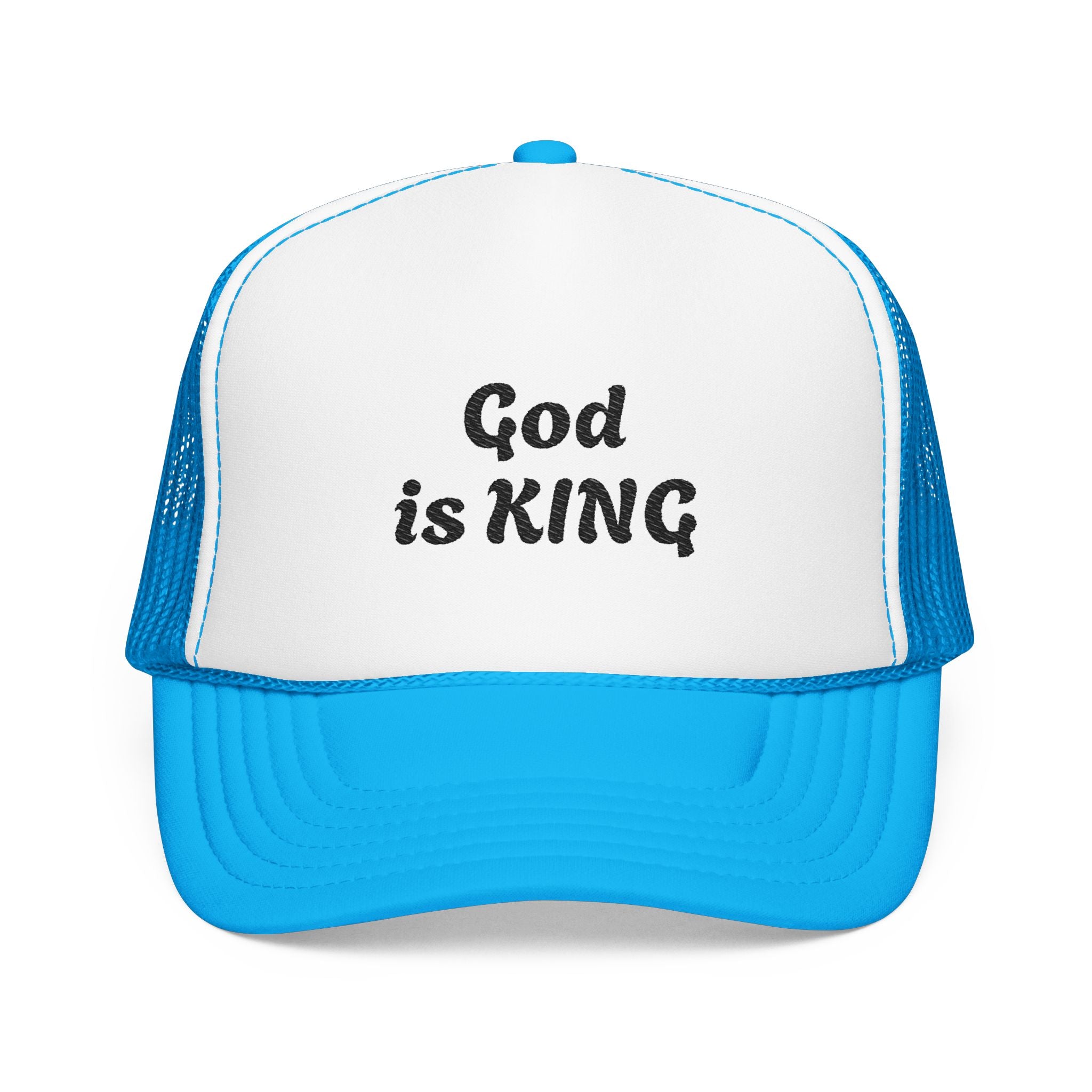 “God is King” Unisex Foam Trucker Hat